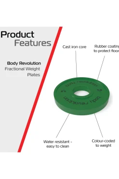 Set Discos De Parachoques Fraccionados Body Revolution De 2 X 1 Kg