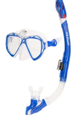 Set Gafas De Buceo Y Tubo Adulto C/soporte Cámara Aqua Sport