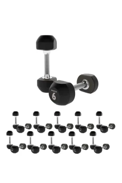 Set Mancuernas Caucho Nº3