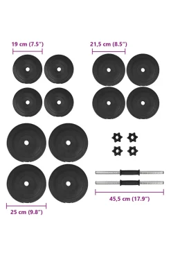 Set Mancuernas Vidaxl