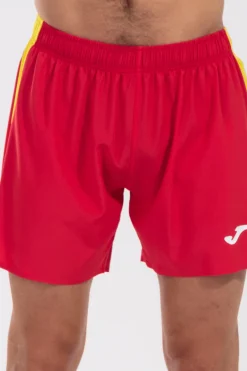 Short Joma Elite VII Rojo Amarillo