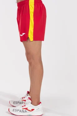 Short Joma Elite VII Rojo Amarillo