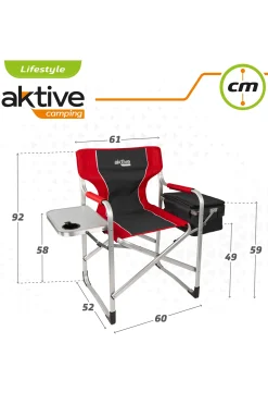 Silla Camping Director C/mesa Y Bolsa Térmica Aktive