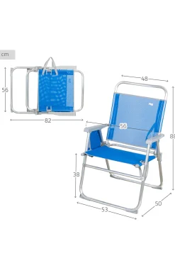 Silla Playa Plegable Fija Aktive Beach
