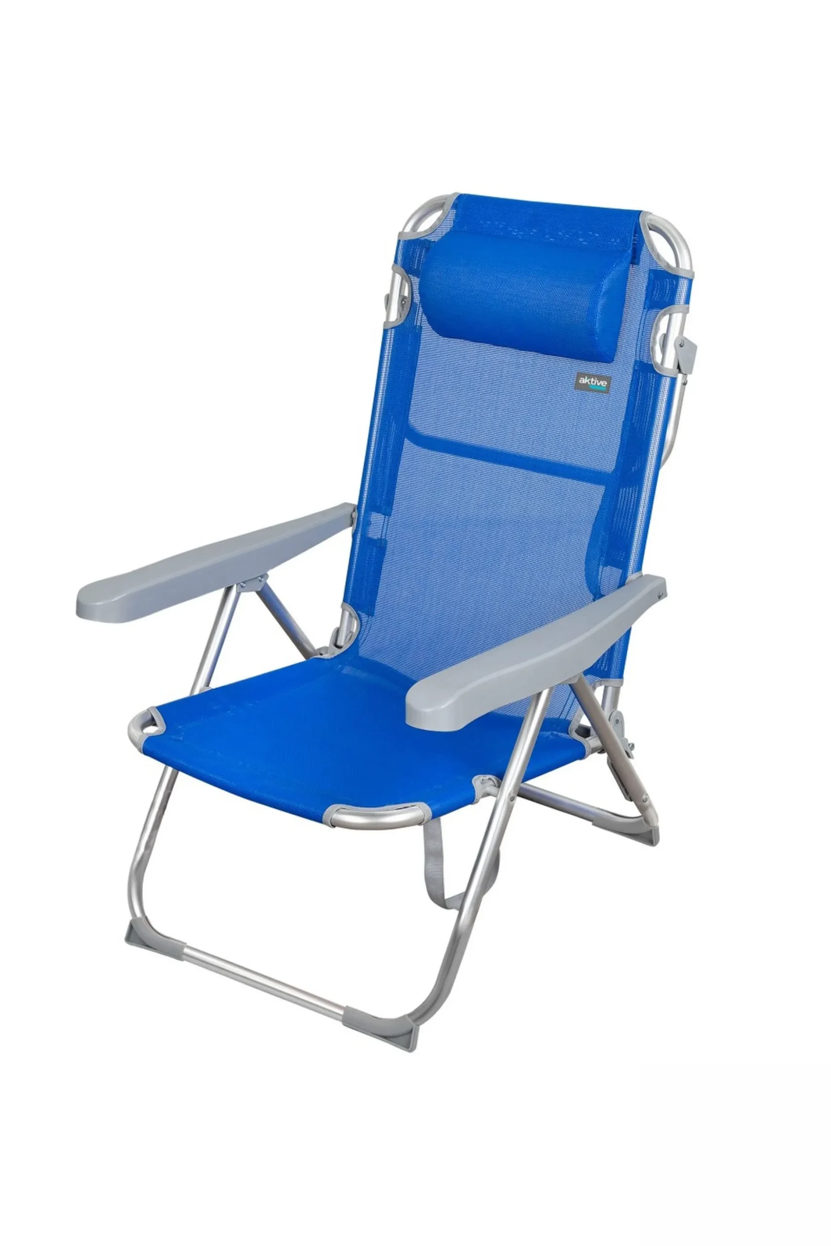 Silla Plegable Alta Multiposición Aluminio Aktive Beach