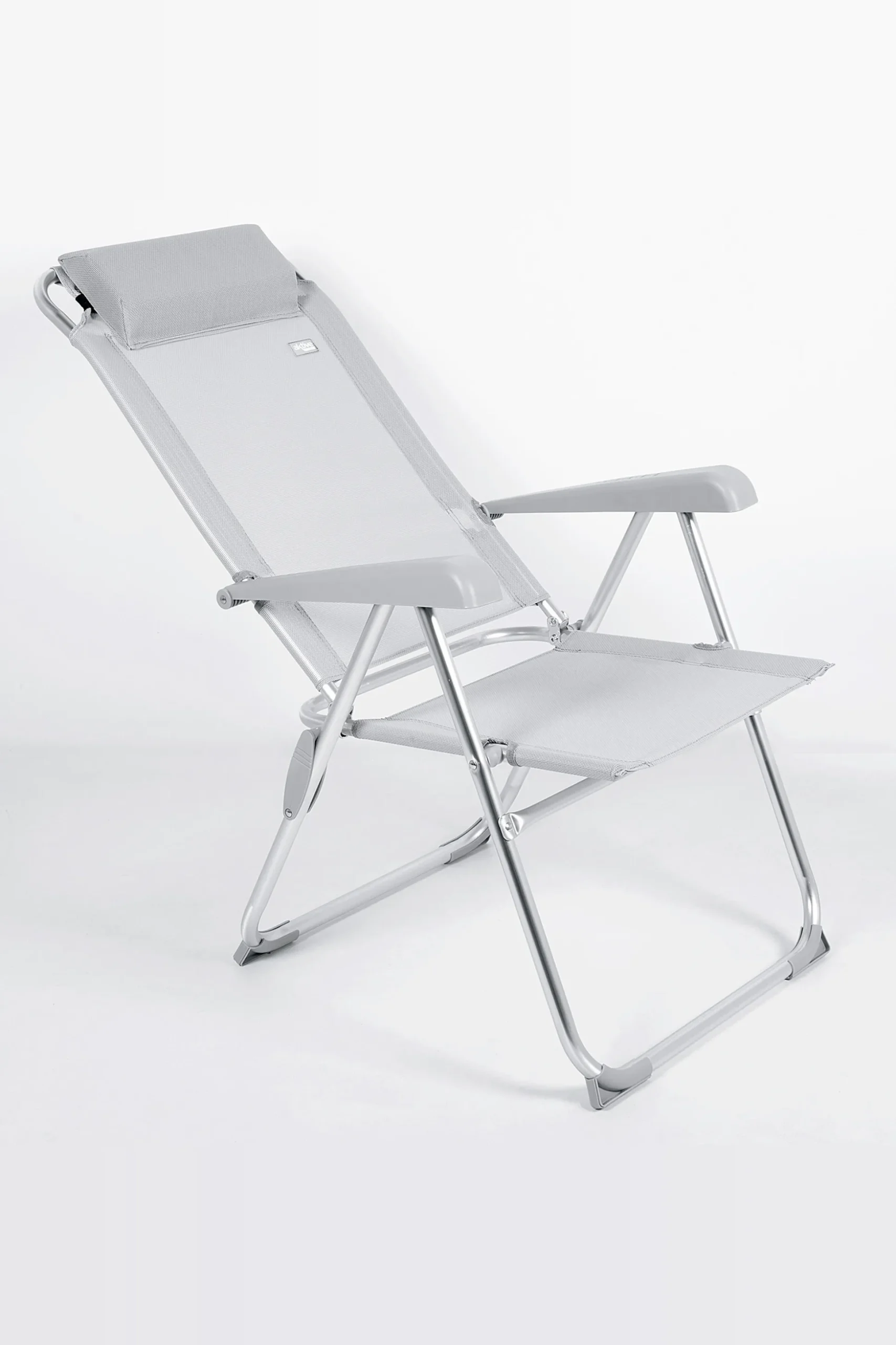 Silla Plegable Camping Antivuelco Y Multiposición C/cojín Aktive