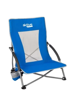 Silla Plegable De Tela Para Playa Aktive