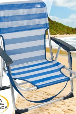 Silla Plegable Fija Aluminio Aktive Beach