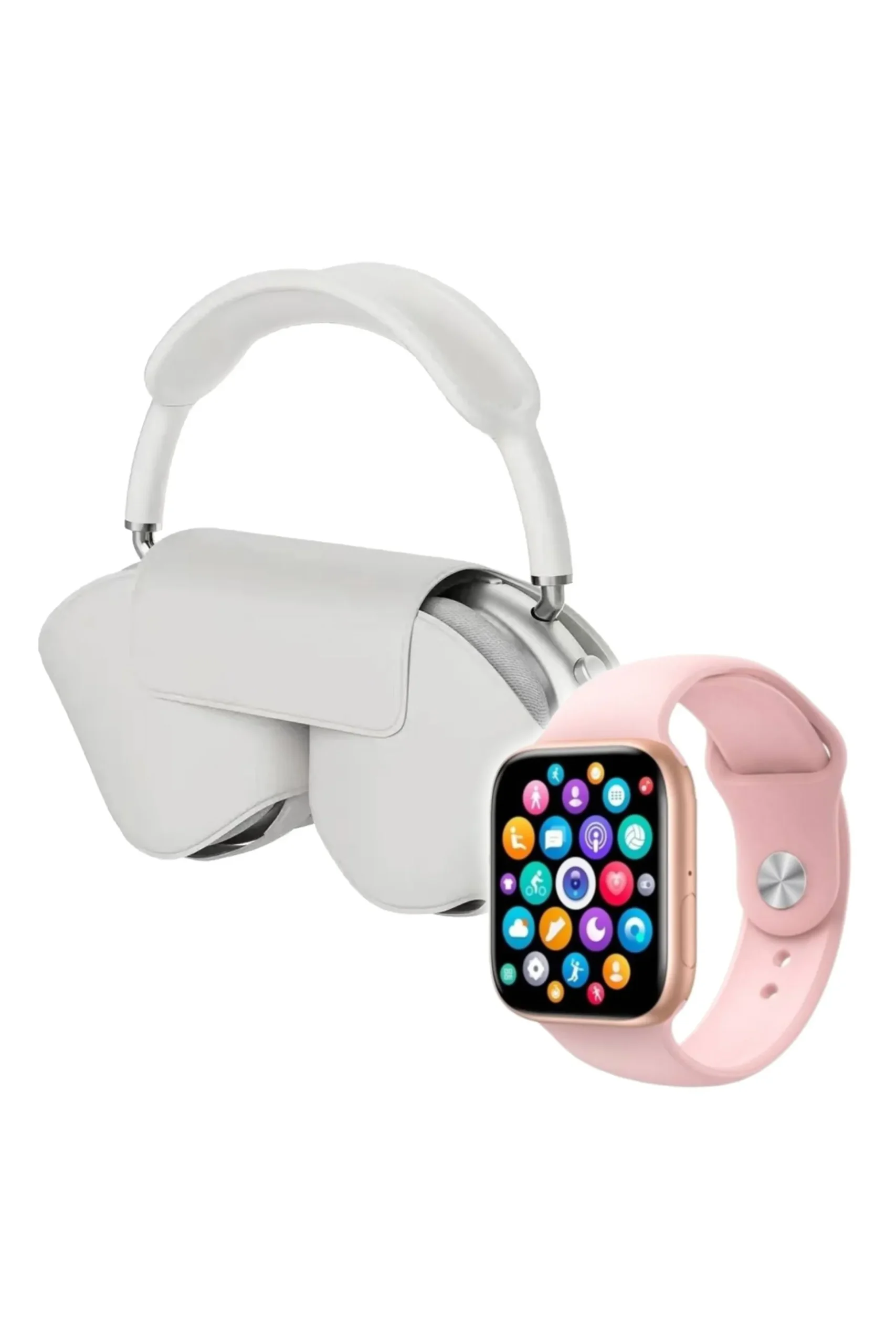 Smartwatch Y Auriculares Bluetooth De Diadema Klack Pro Pack De Luxe Klack Watch 9 Max