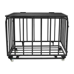 Softee - Carro Portabalones Hierro Negro 90x80x70 CM