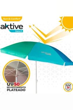 Sombrilla Playa 180 CM Con Protección Uv50 Aktive Beach
