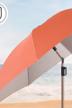 Sombrilla Playa Grande Inclinable 220 CM Uv50 Aktive