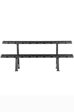 Soporte De Mancuernas Profesional 10 Pares En 2 Alturas