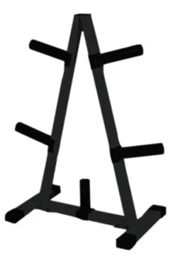 Soporte Estante Discos Olímpicos 50 MM Fitness Negro