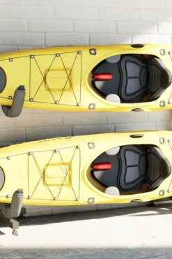 Soporte Para 2 Kayaks Acero Vidaxl 250x57x127,5 CM