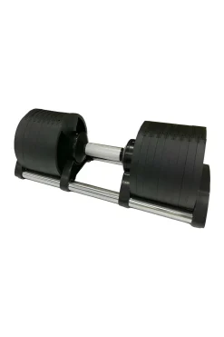 Soporte Para Mancuernas Ajustables De Hasta 32 Kg Negro
