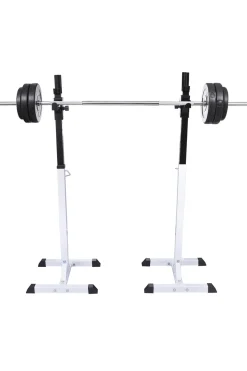 Soporte Para Sentadillas Con Barra Y Mancuernas Vidaxl 30,5 Kg