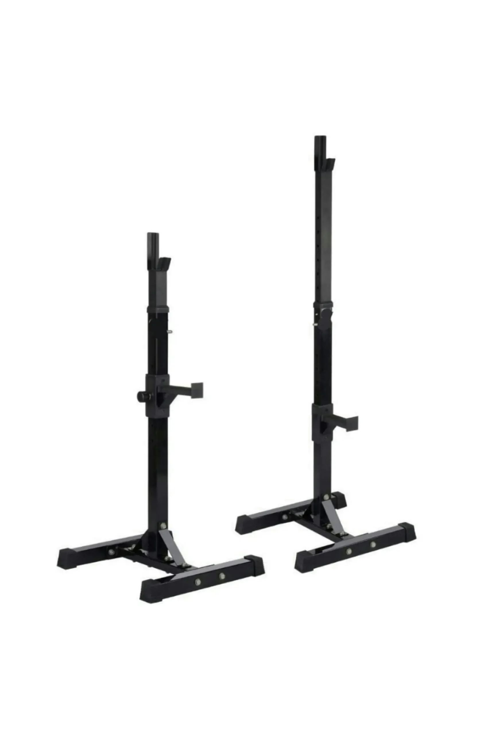 Soporte Rack De Pesas Para Musculación Separable Robusto Negro