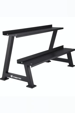 Soporte Rack Para Kettlebell 2 Alturas Fitness Tech