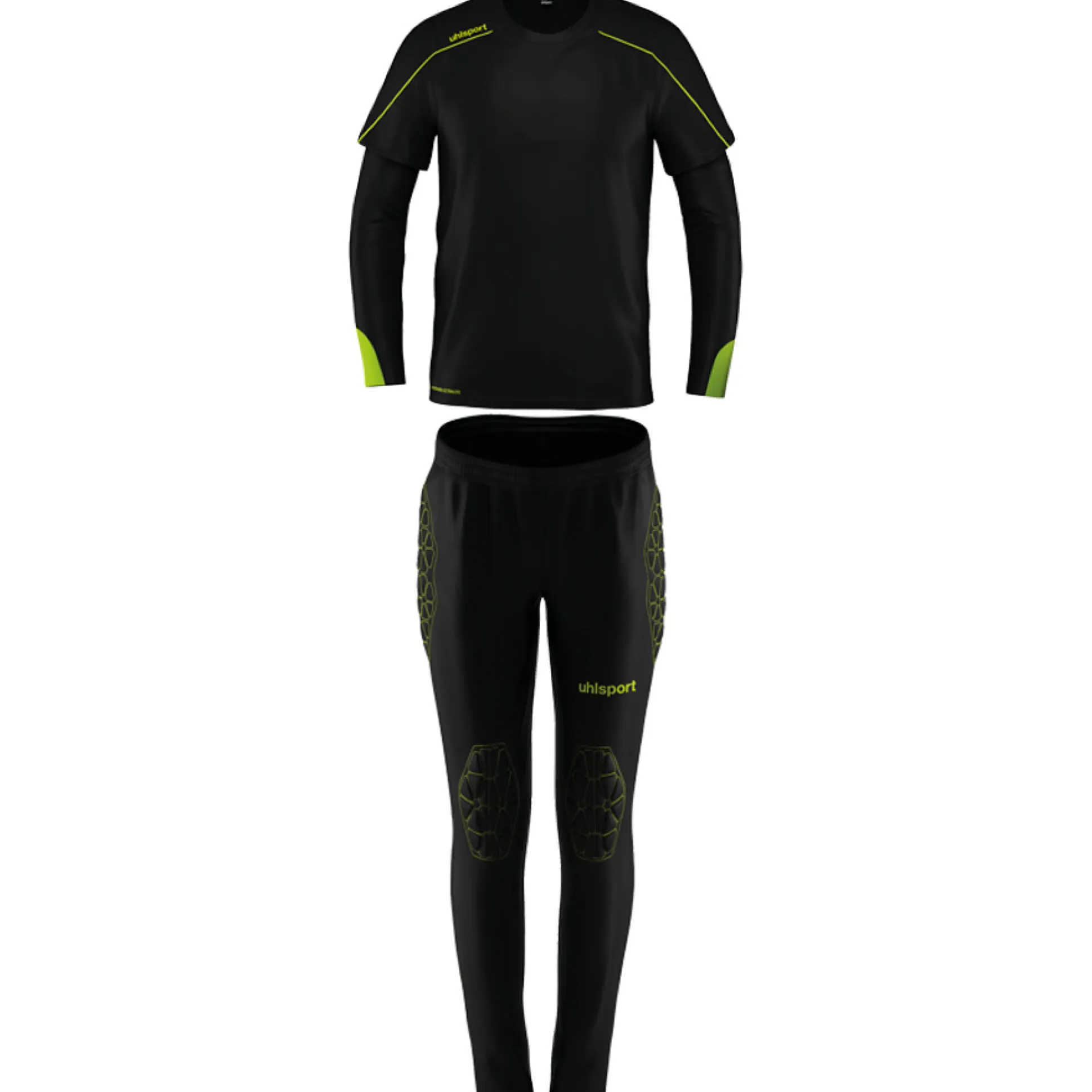 Stream 22 Torwart-set Junior Black Uhlsport
