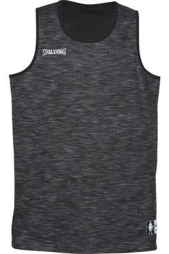 Street Reversible Tank Top Gris Melange/negro Spalding