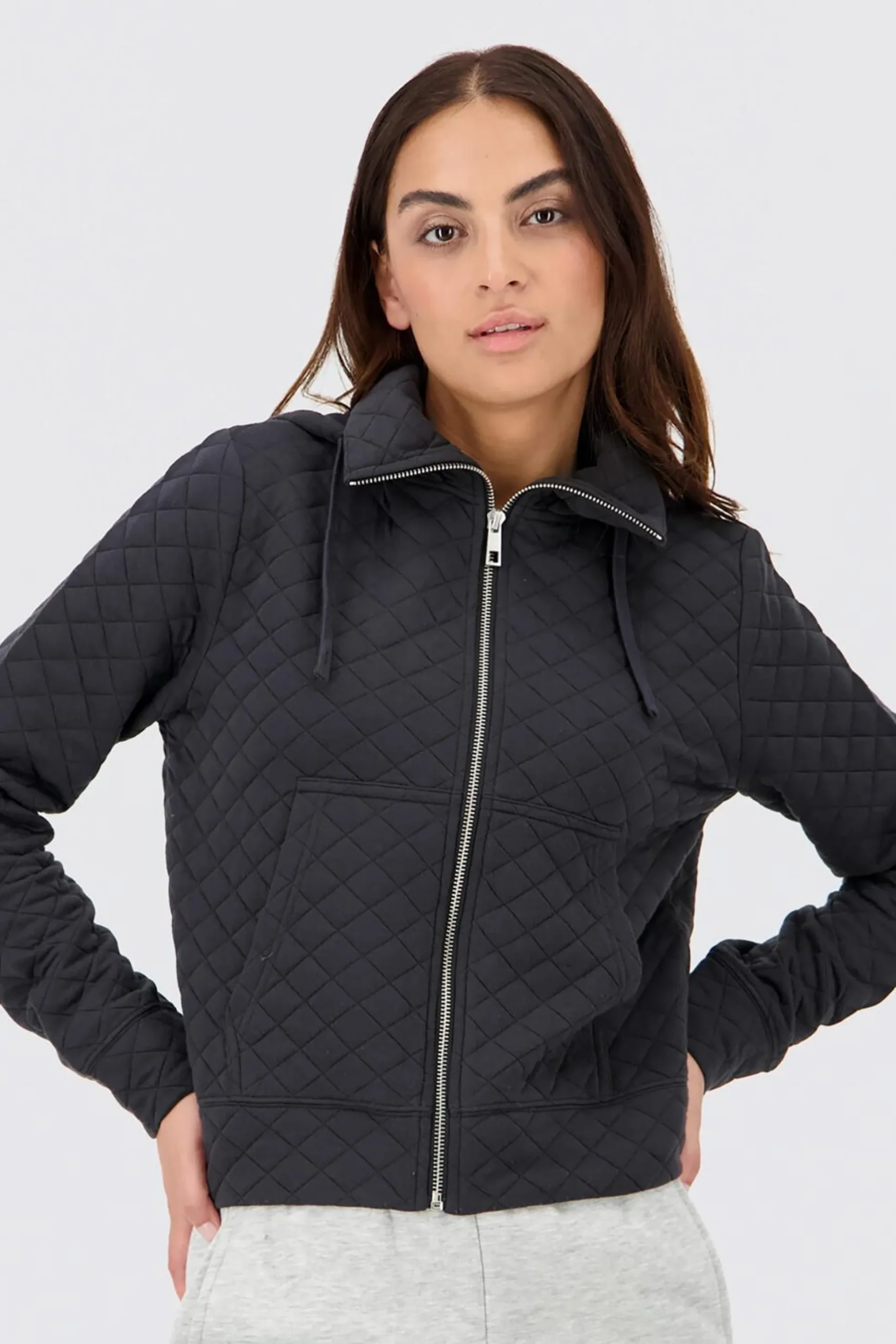 Sudadera Cremallera Silver