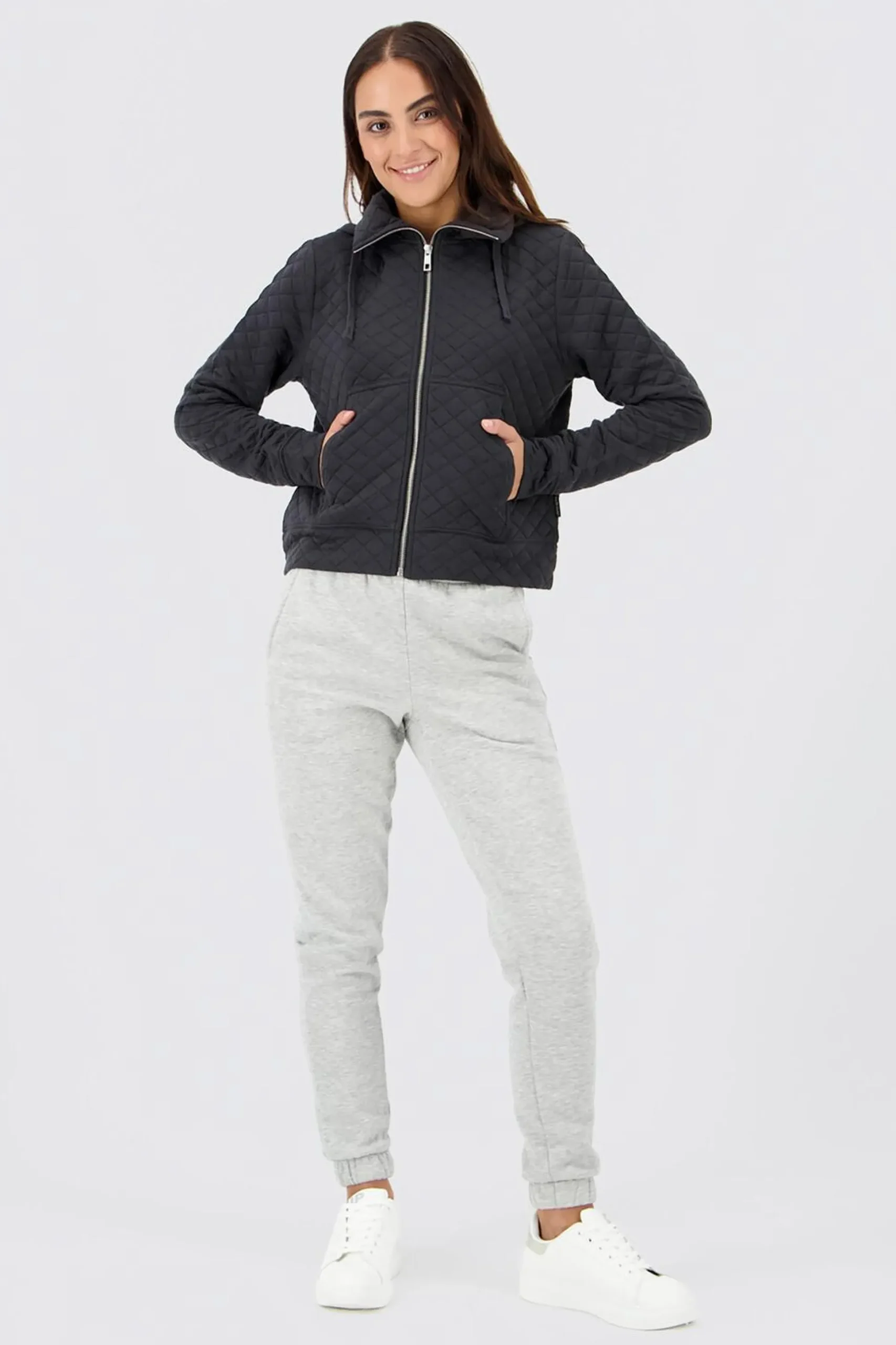 Sudadera Cremallera Silver