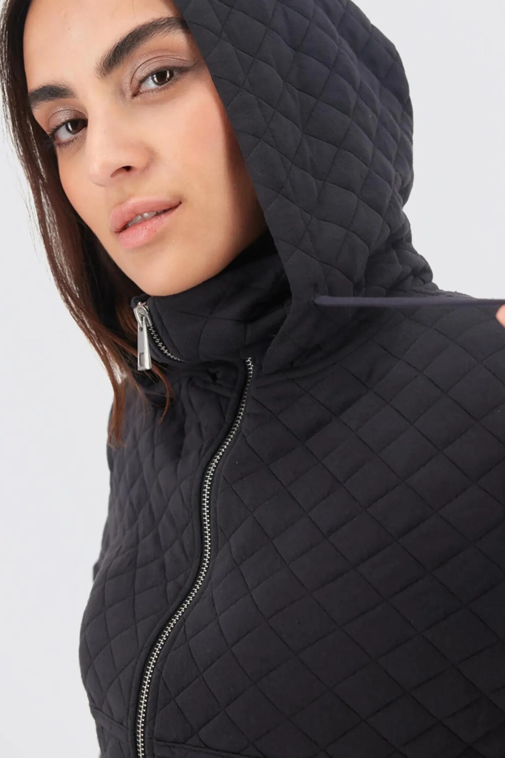 Sudadera Cremallera Silver