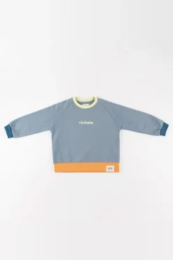 Sudadera De Felpa V. Things Con Combinación De Colores Y Perchado Interior