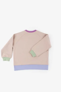 Sudadera De Felpa V. Things Con Combinación De Colores Y Perchado Interior