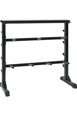 Suporte Para Halteres Com 7 Suportes E 8 Ganchos 300 Kg Aço Vidaxl Aço
