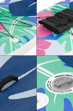Tabla De Paddel Surf Flores Sup Azul-blanco 320 CM