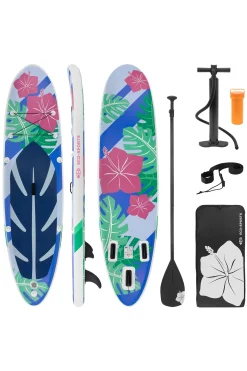 Tabla De Paddel Surf Flores Sup Azul-blanco 320 CM