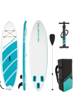 Tabla De Paddle Surf Hinchable Nivel Intermedio 10.6’’ C/mochila, Remo E Hinchador Intex