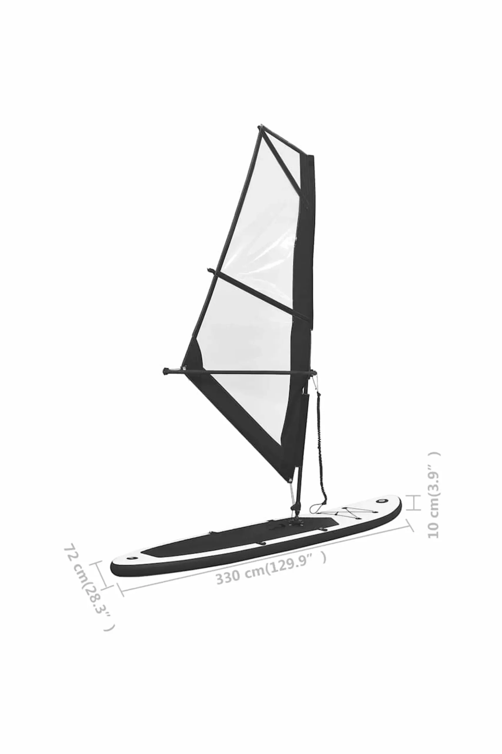 Tabla De Paddle Surf Hinchable Con Set De Vela