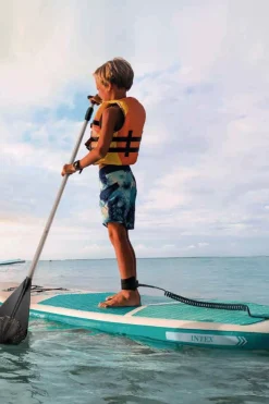 Tabla De Paddle Surf Hinchable Iniciación C/mochila, Remo E Hinchador Intex