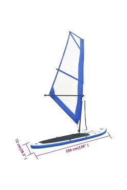 Tabla De Paddle Surf Hinchable Con Set De Vela