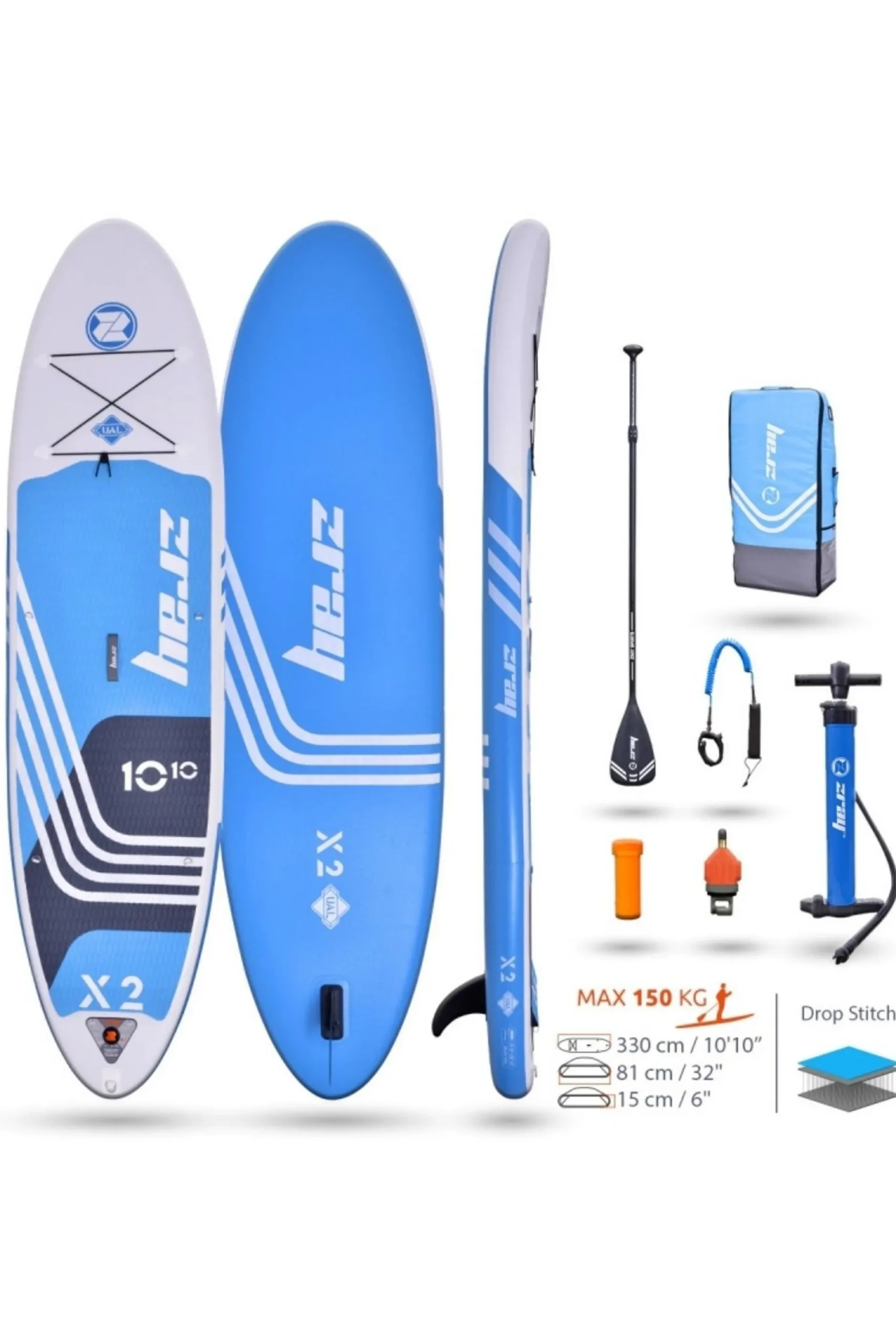 Tabla De Sup Con Accesorios X-rider X2 10'10 Dropstitch