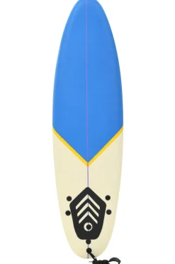 Tabla De Surf Vidaxl 170 CM Azul Y Crema
