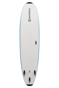 Tabla Surf Waterfall Core 8.6' Wide Azul + Leash + Quilhas