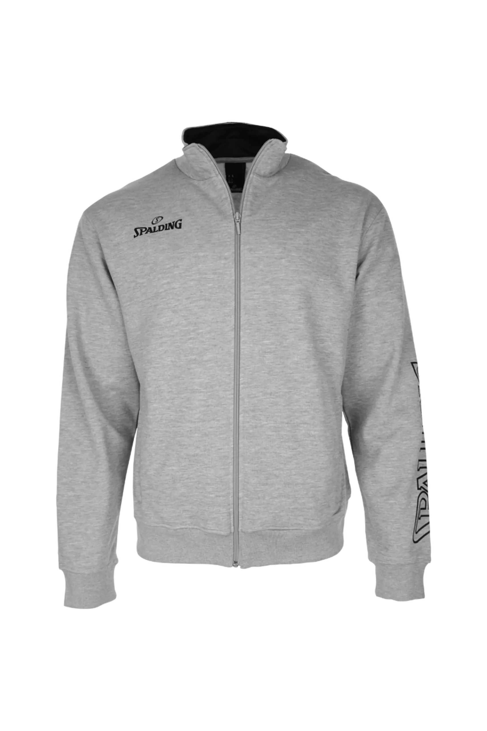 Team II Zipper Jacket Gris Melange Spalding