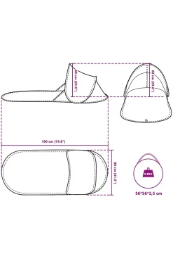 Tienda De Playa Pop-up Impermeable Vidaxl 190x80x60 CM