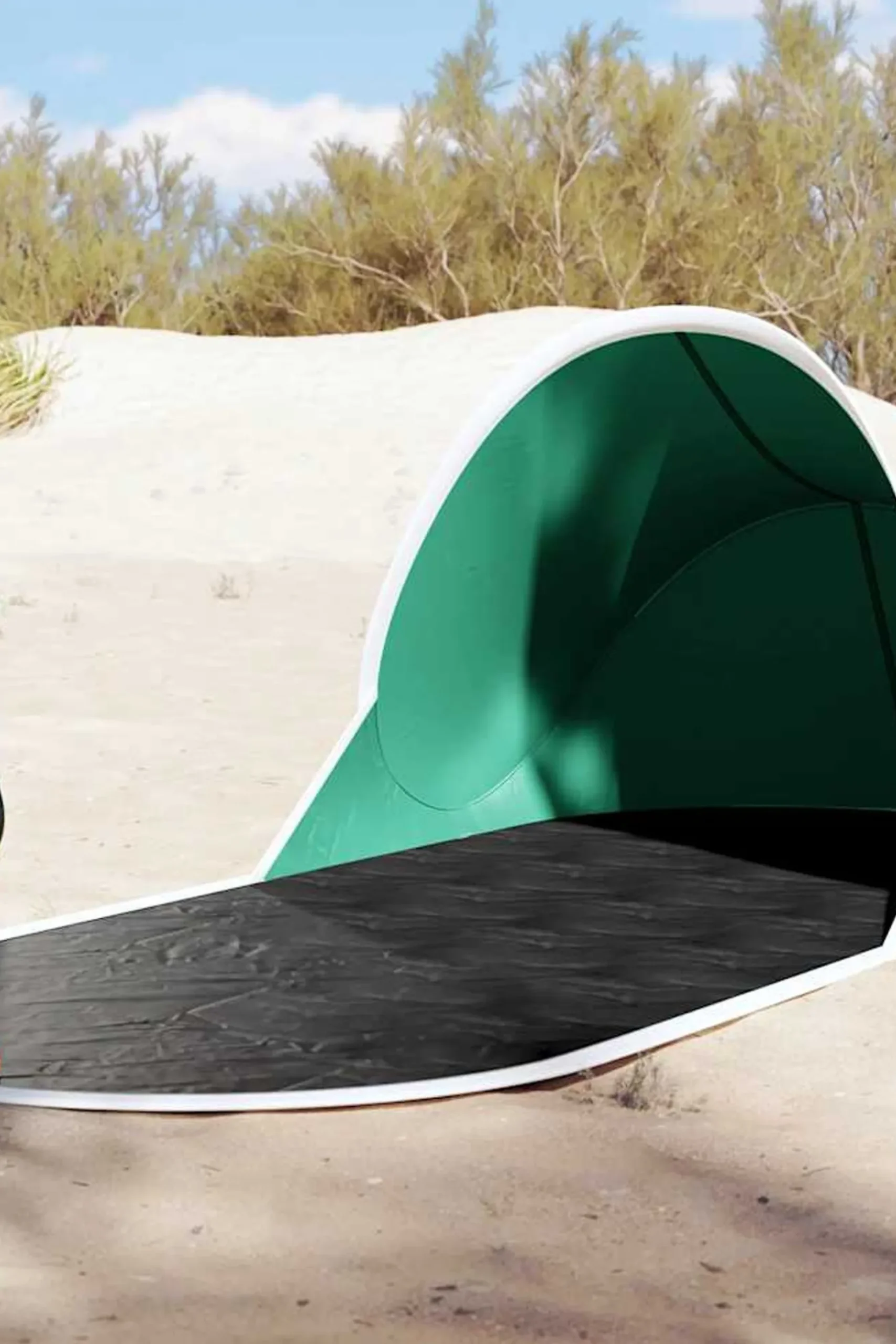Tienda De Playa Pop-up Impermeable Vidaxl 190x80x60 CM