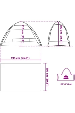 Tienda De Playa Vidaxl Carpa Plegable