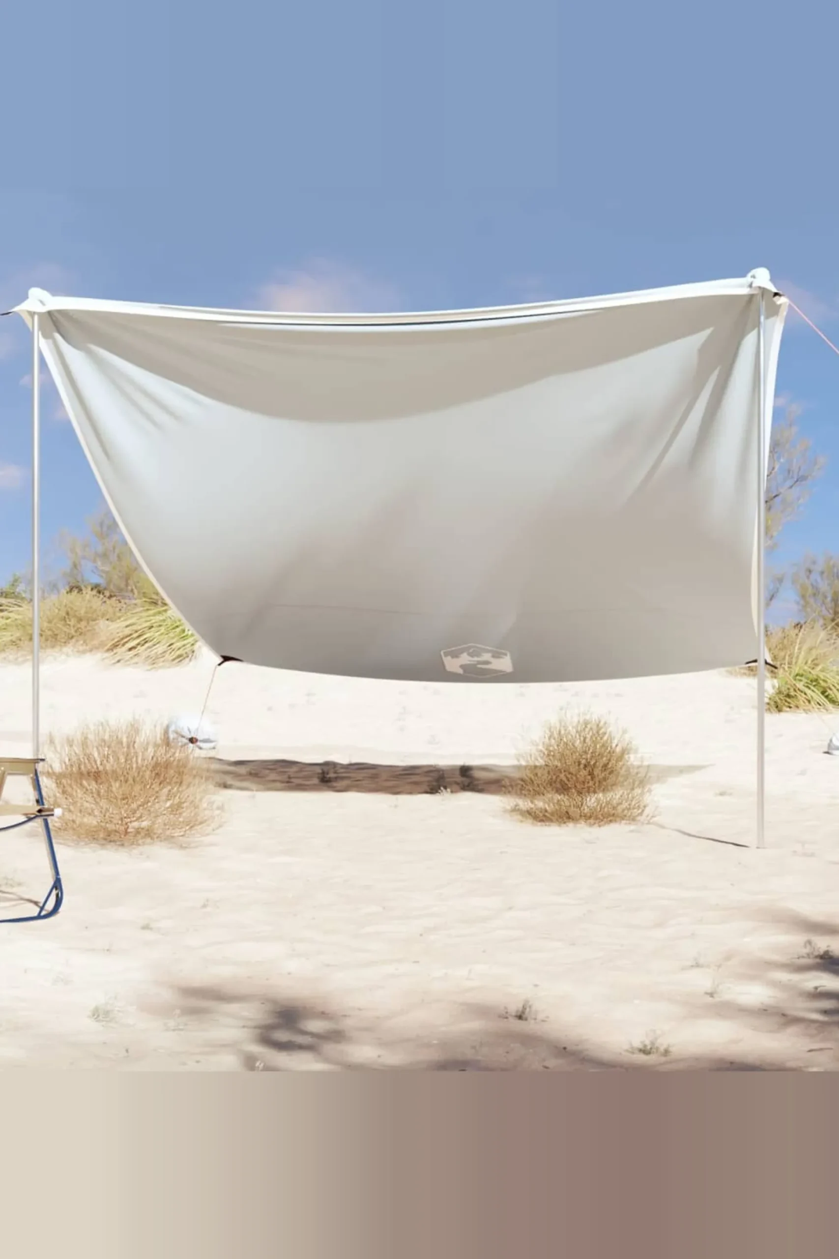 Toldo De Playa Con Anclas De Arena Vidaxl 304x300 CM