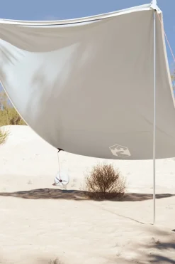 Toldo De Playa Con Anclas De Arena Vidaxl 214x236 CM