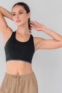 Top Sin Costuras Doble Cara Con Soporte Alto De Pecho Leonisa