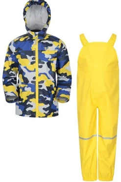 Traje Impermeable De Chaqueta Y Pantalón Camuflaje / Mountain Warehouse Raindrop