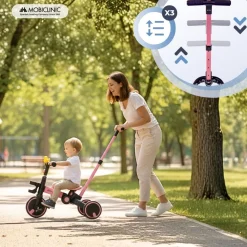 Triciclo 5 En 1 Bocina De Pato Evolutivo Manillar Asiento Ajustable Chase Mobiclinic