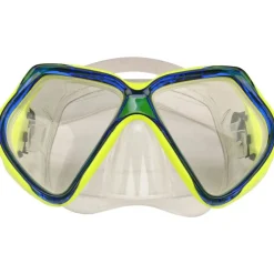 Waimea Máscara De Buceo De Silicona Amarillo/azul Cobalto 88dk